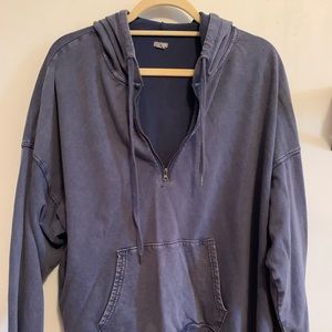 AERIE TERRY FRENCH QUARTER ZIP